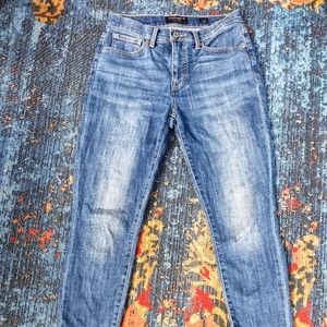 Lucky Brand Cropped Frayed Ankle Jeans Size 4/27
